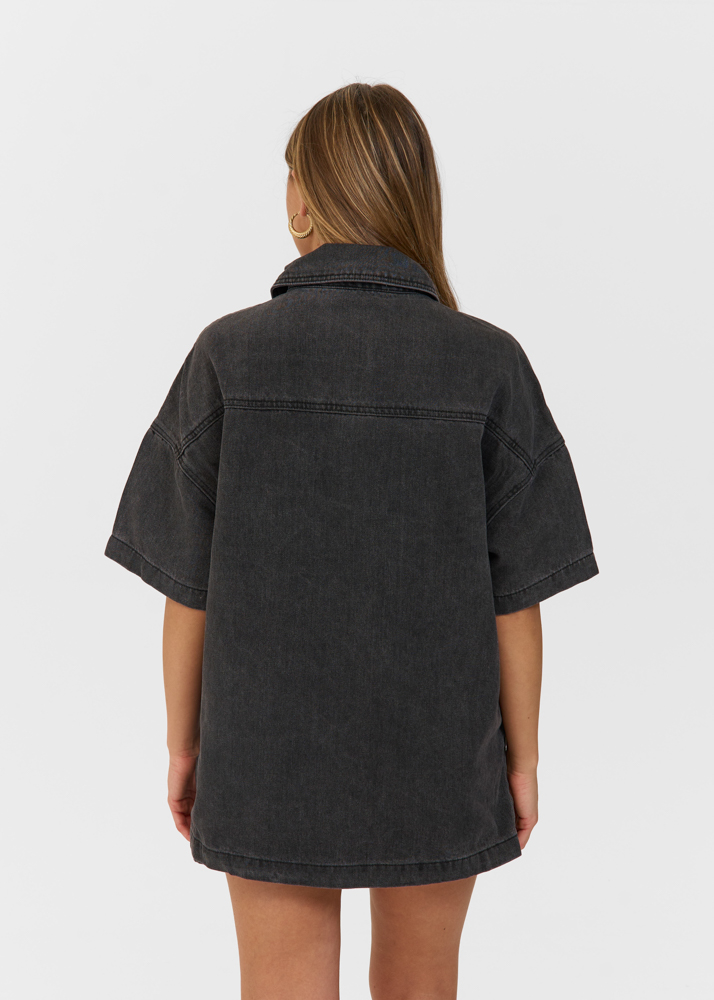 Signature denim blouse