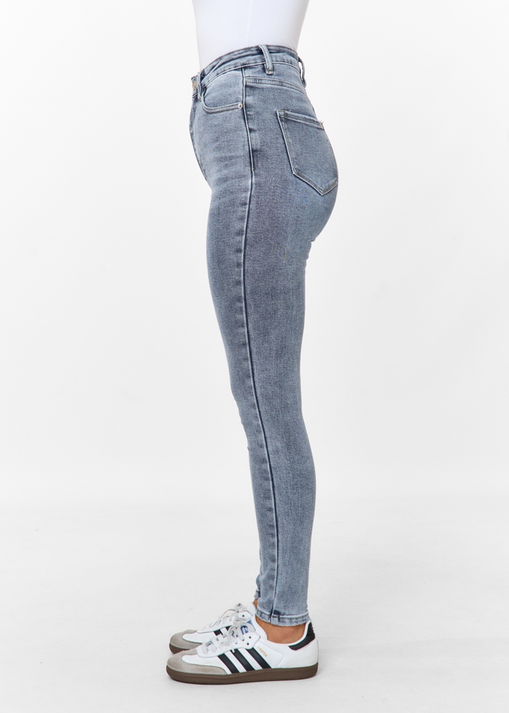 Skinny jeans sea blauw