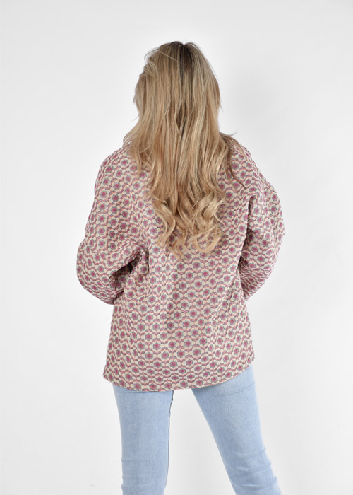 Veerle jasje roze bloem