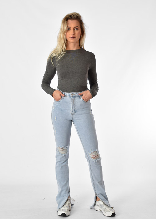 Nikki body donkergrijs