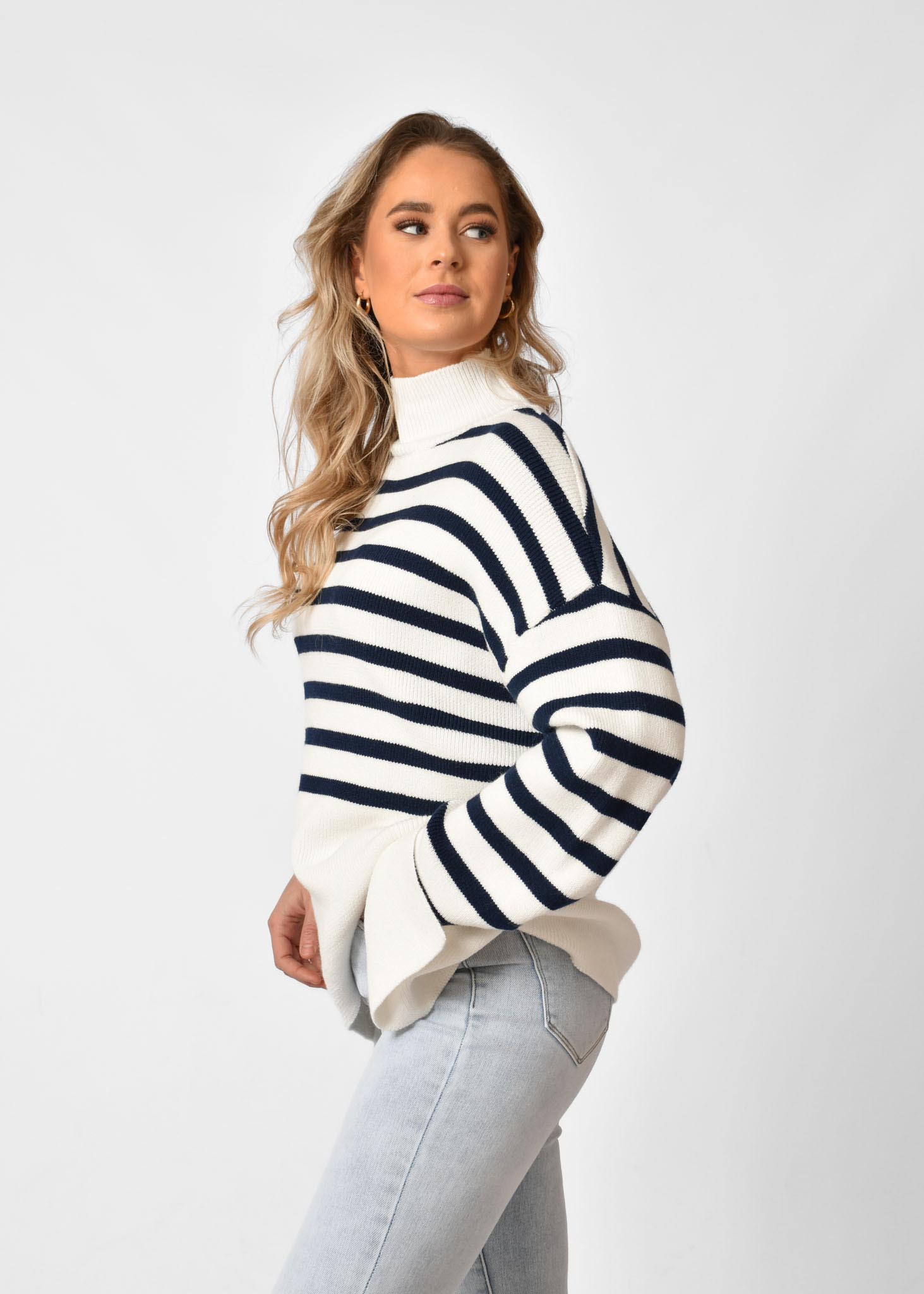 Fenna trui blauw