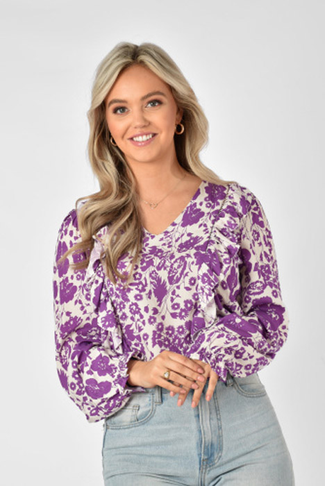 Noor blouse purple