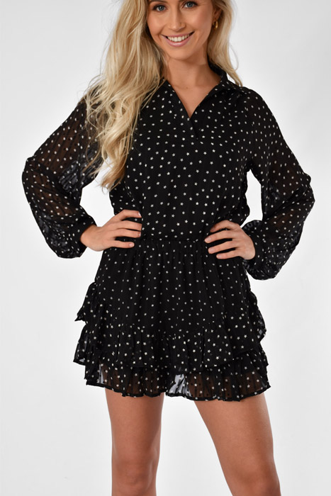 Sterre blouse zwart