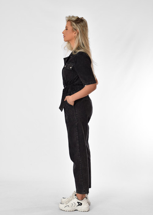 Olivia jumpsuit spijker zwart