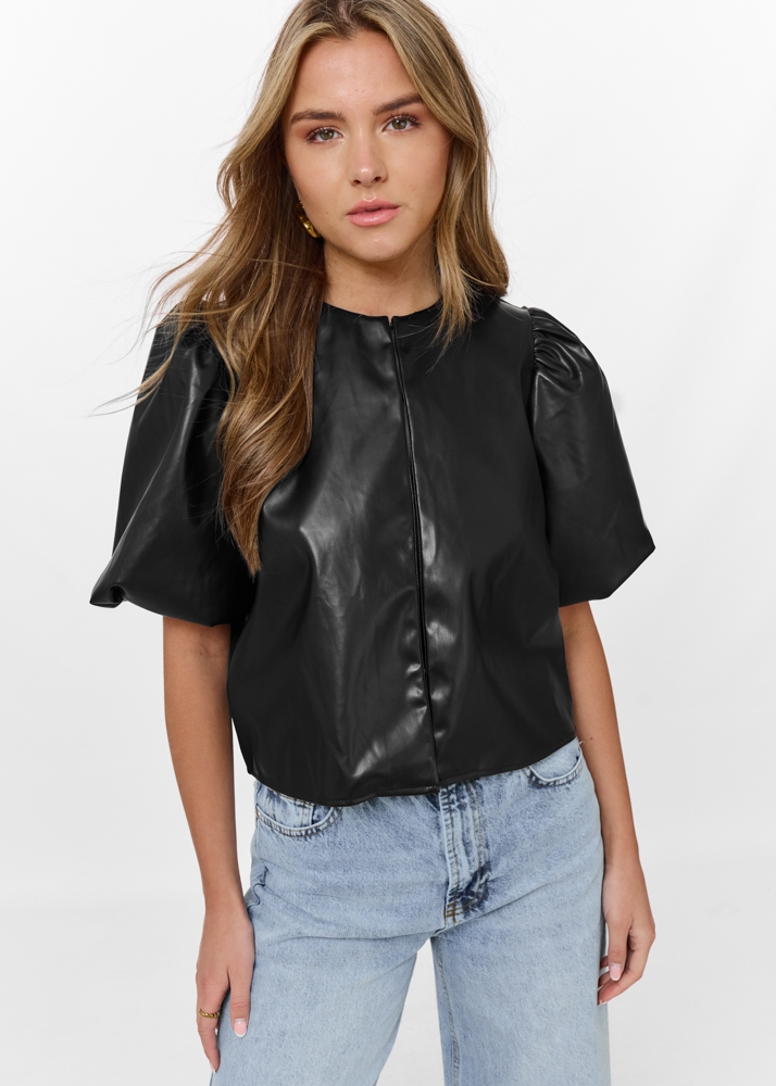 Lana leren top