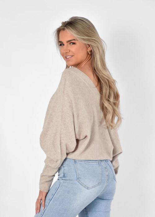 Ellen trui beige