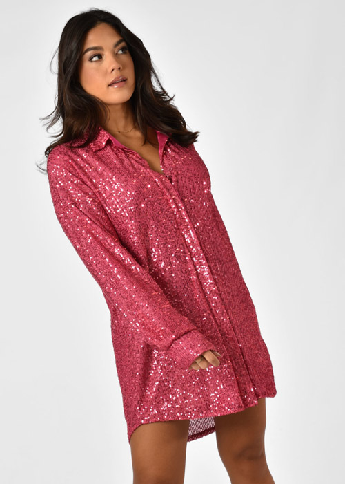 Mae blouse fuchsia