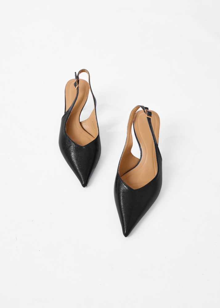 Sara slingback zwart