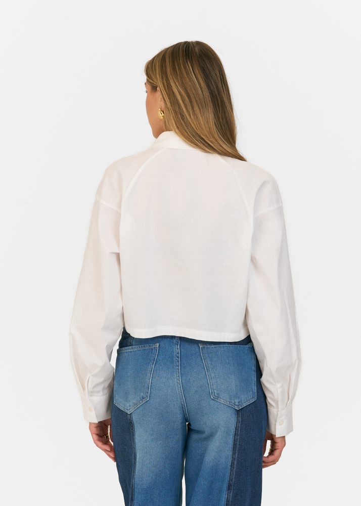 Friday Denim cropped blouse