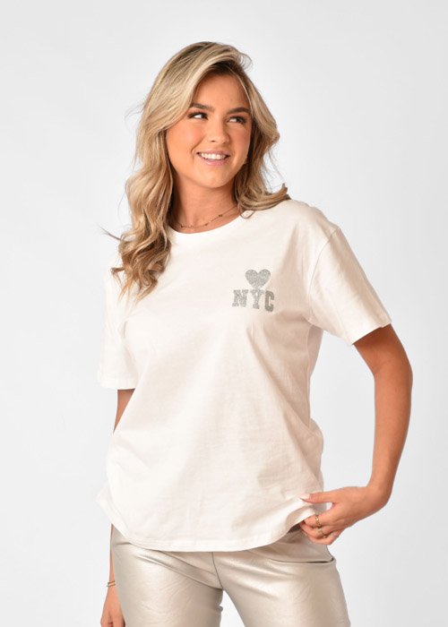 Norah t-shirt zilver