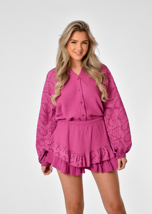 Roxy blouse paars