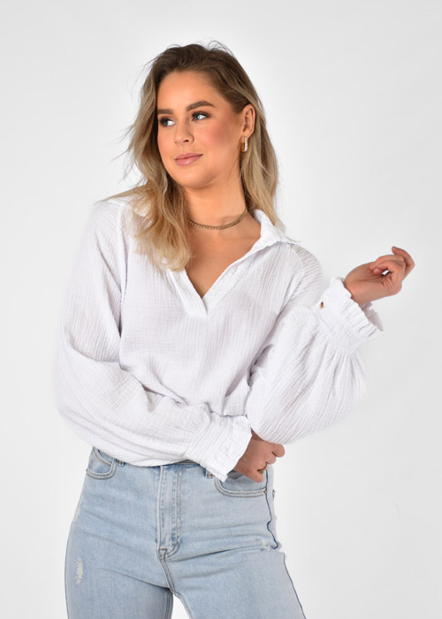 Claartje top wit