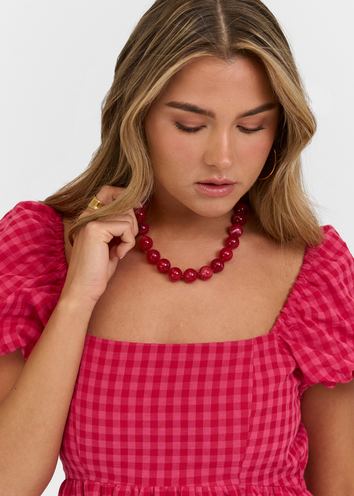 Strawberry ketting