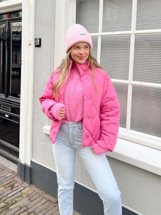 Nina puffer roze