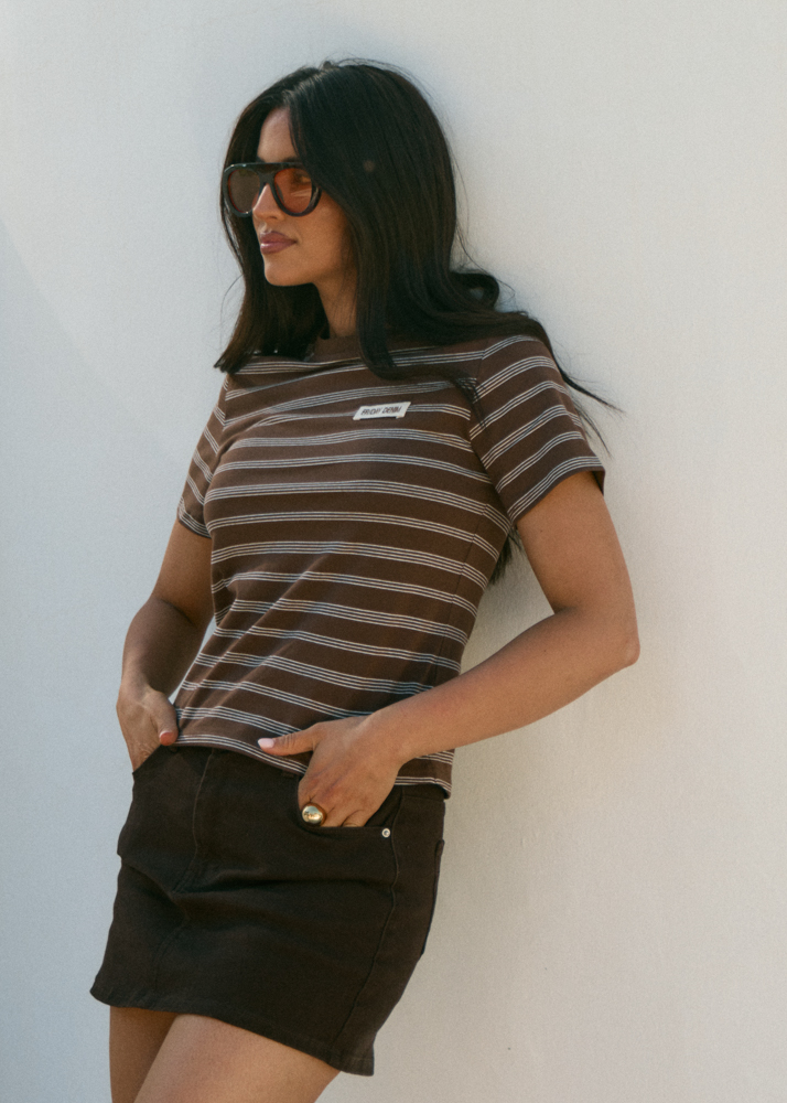 Friday Denim striped t-shirt