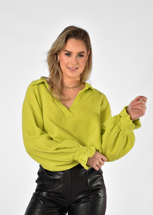 Claartje top lime