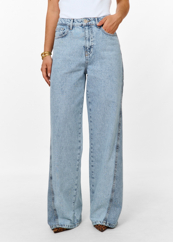 Ceci tweekleurige denim jeans