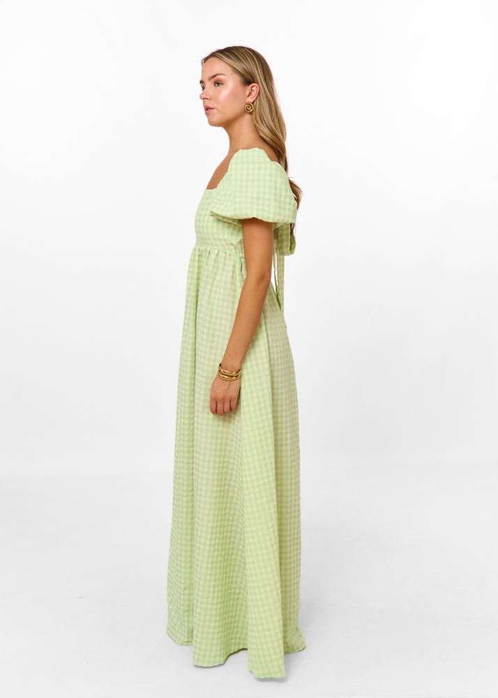 La Costa maxi jurk lichtgroen