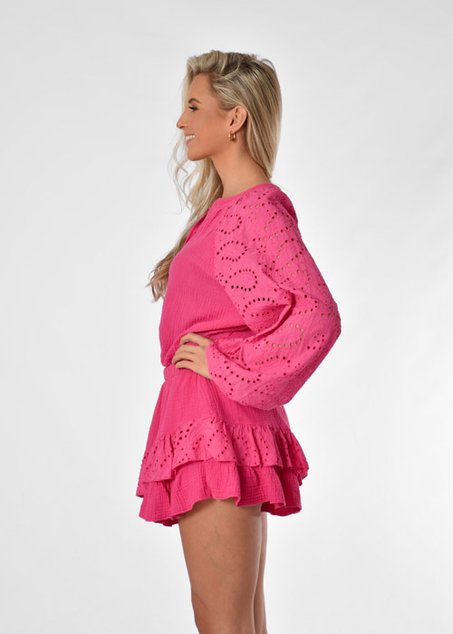 Roxy blouse fuchsia