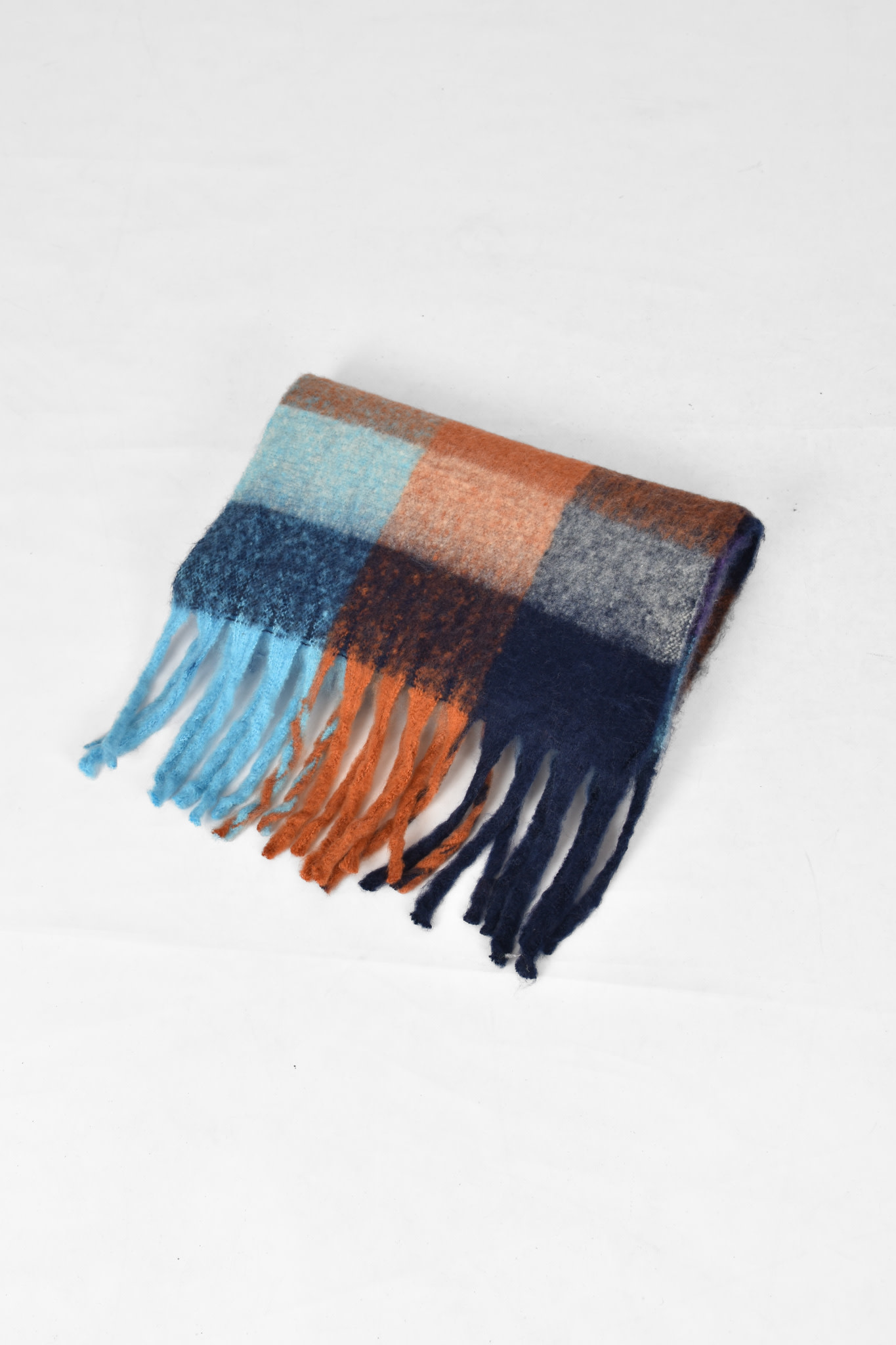 Eline sjaal blauw