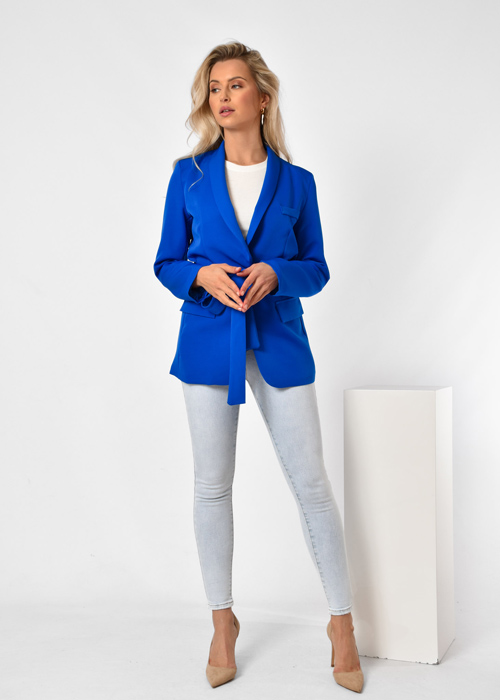Femke blazer kobalt