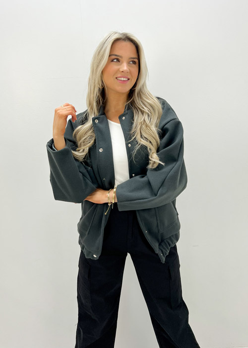 Pien bomber jacket antraciet 