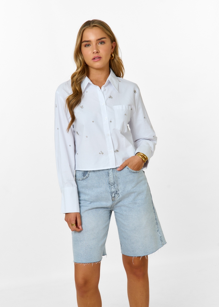 Saartje cropped blouse