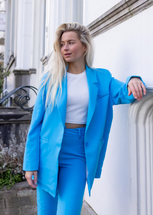 Yara blazer blauw