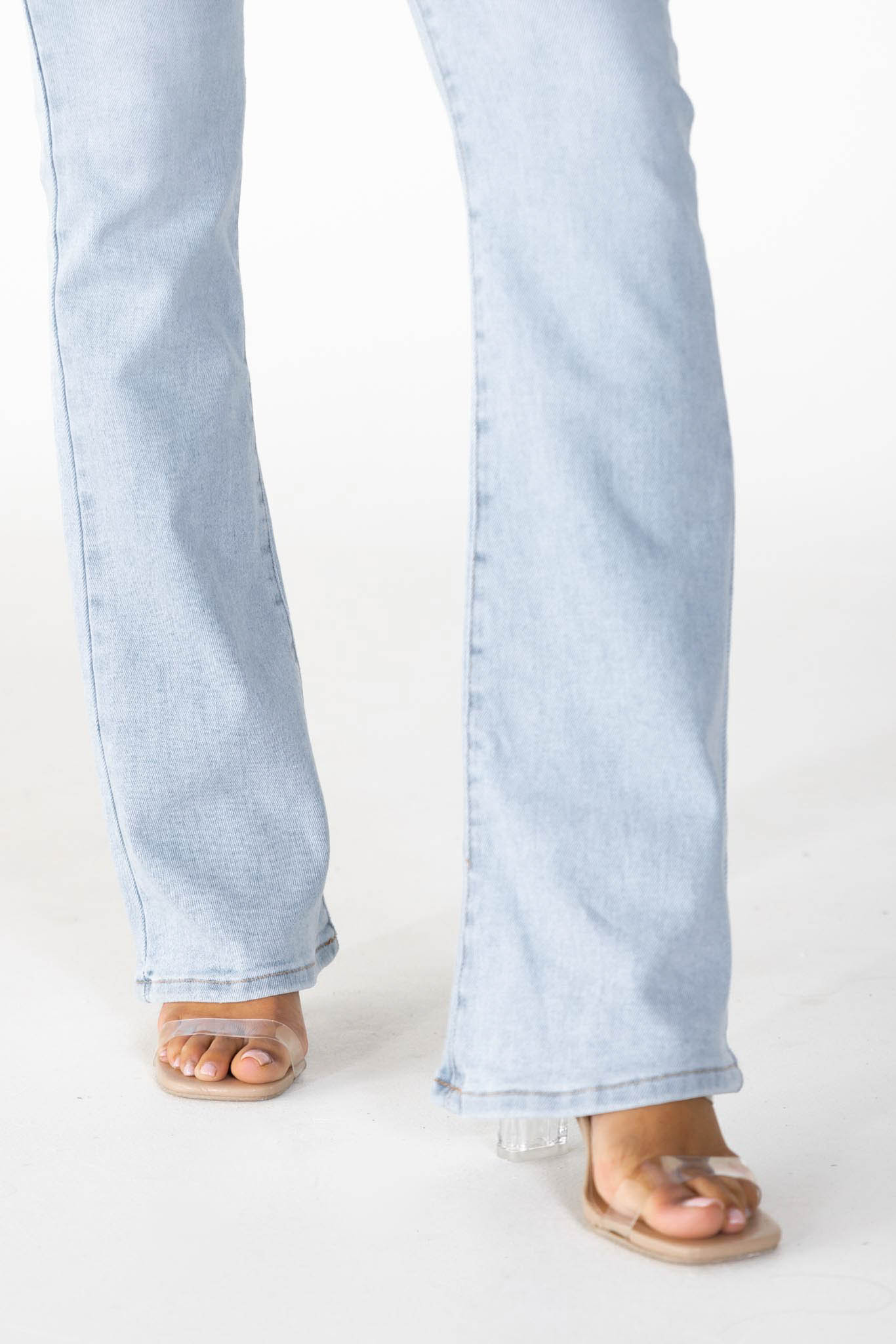 Flared jeans lichtblauw