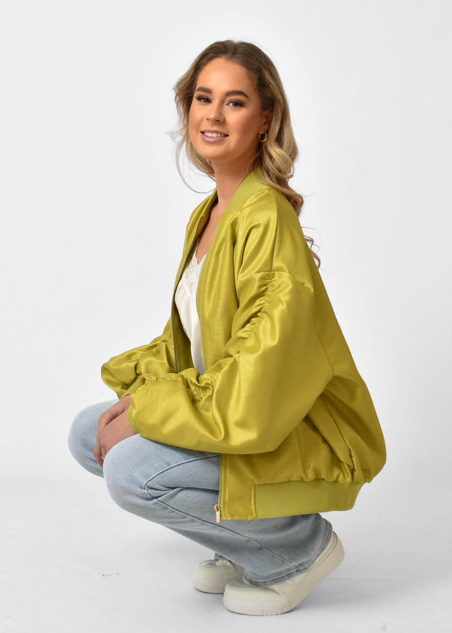 Roos bomberjas lime