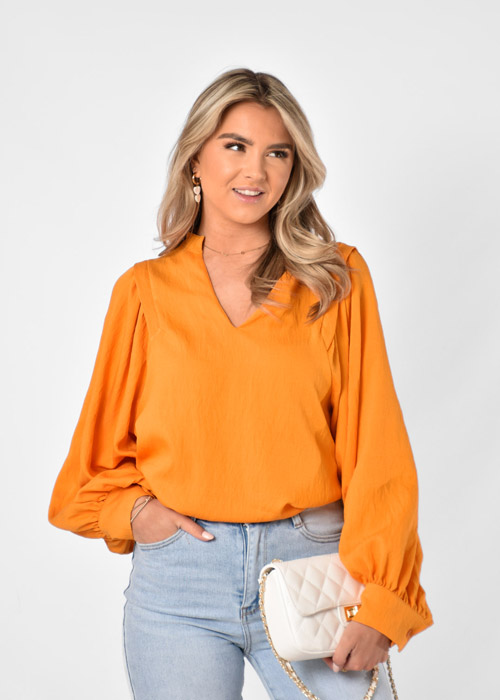 Megan blouse oranje
