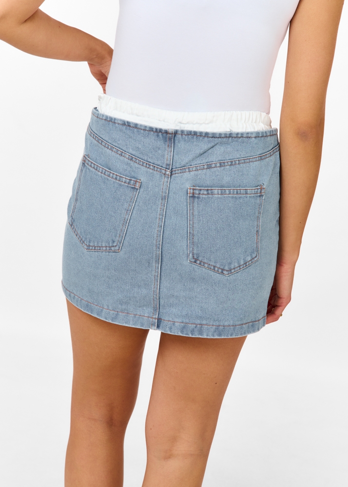 Mia denim rokje blauw
