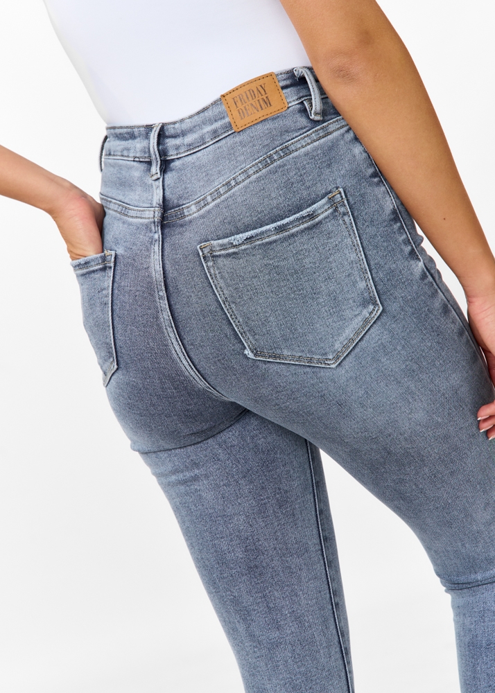 Skinny jeans sea blauw