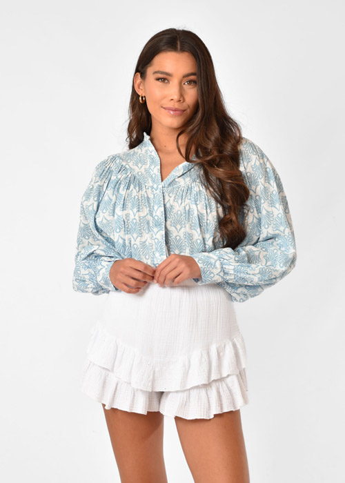 Elena blouse blauw