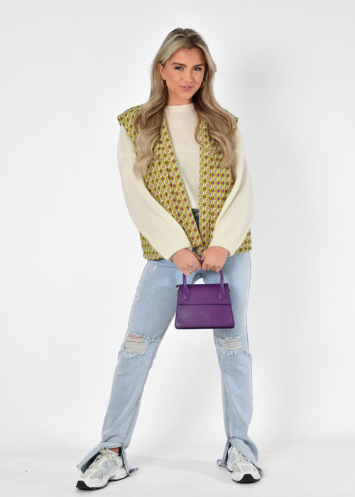 Marthe gilet lime