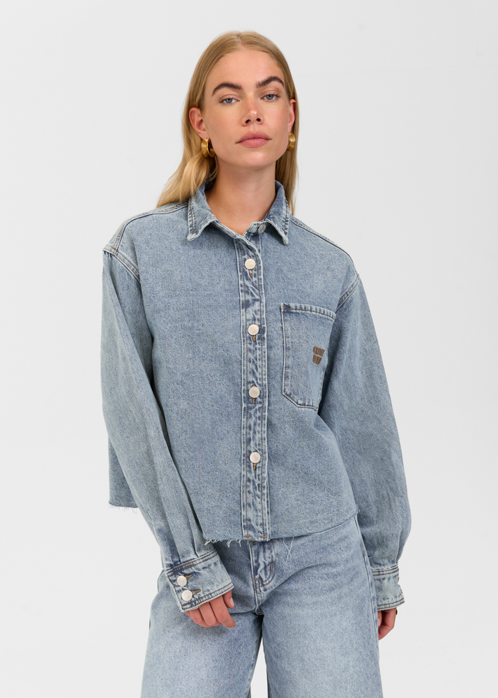 Denim blouse
