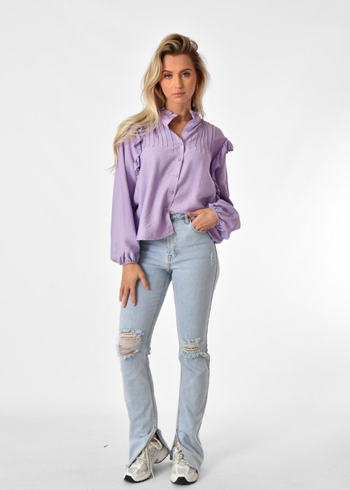 Julie blouse lila