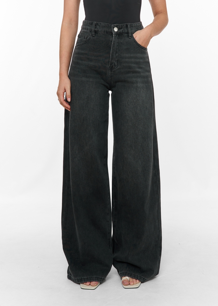 Wide leg classic jeans