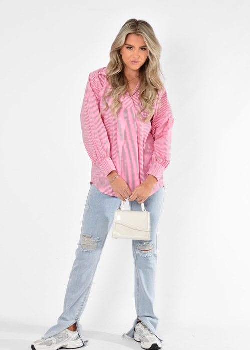 Sara blouse roze