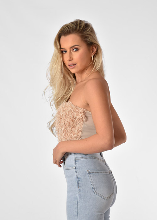 Iconic top beige