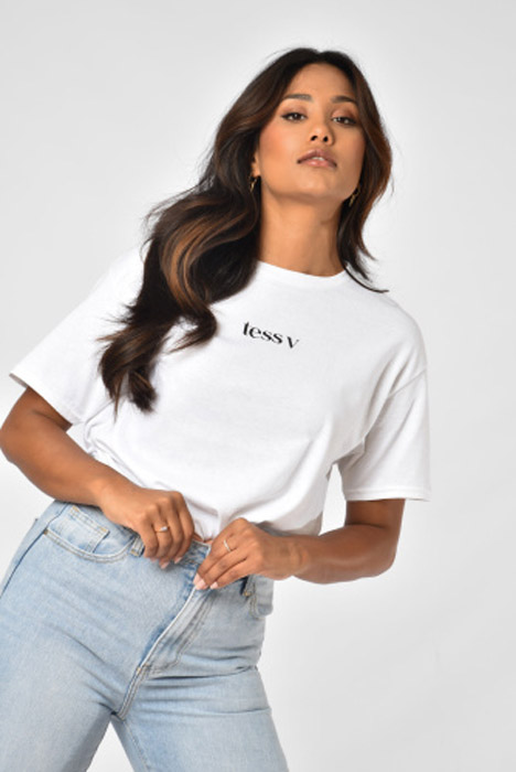 Brand t-shirt wit