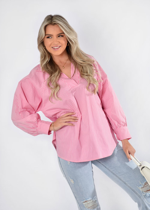 Sara blouse roze