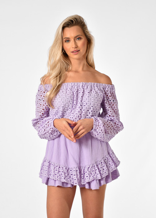 Jenna blouse lila