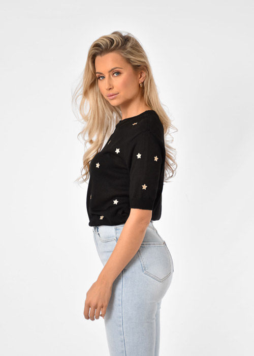 Renee top zwart
