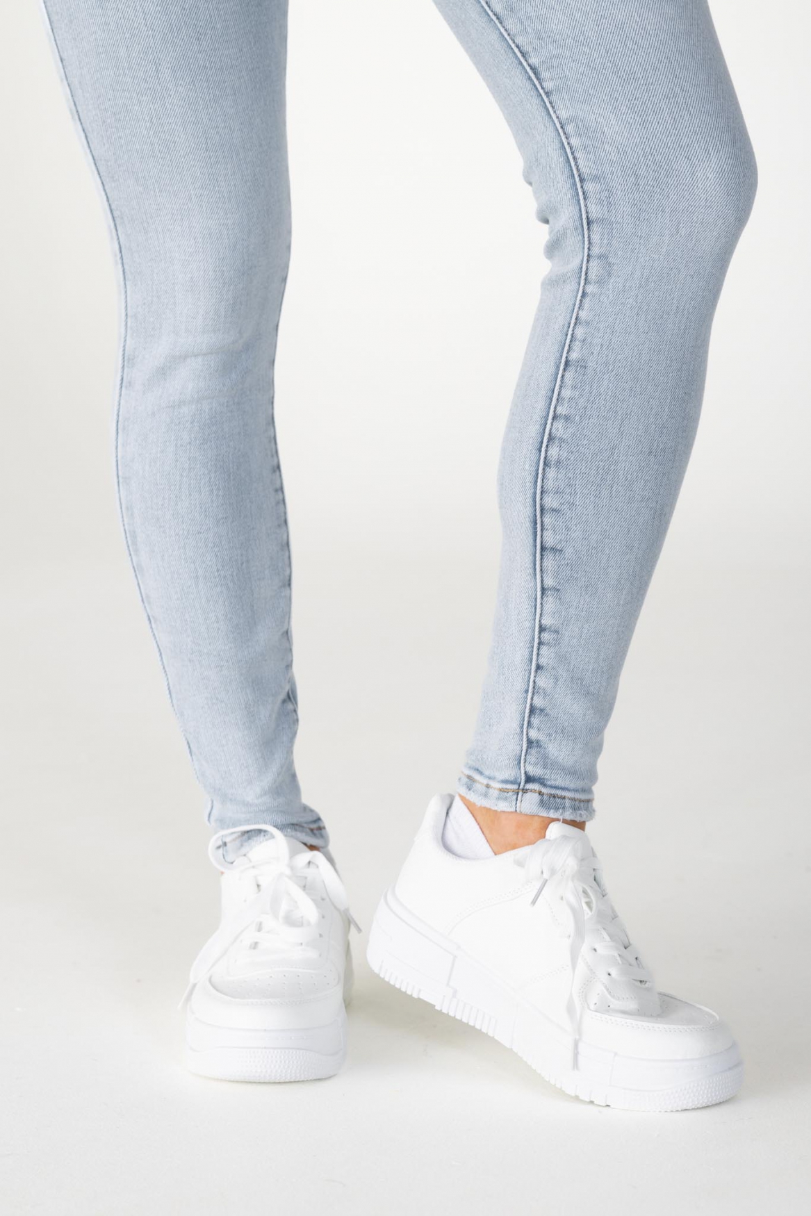 Skinny jeans blauw