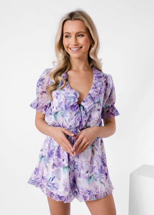 Demi playsuit paars