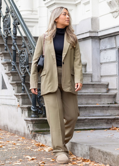 Juul blazer Groen