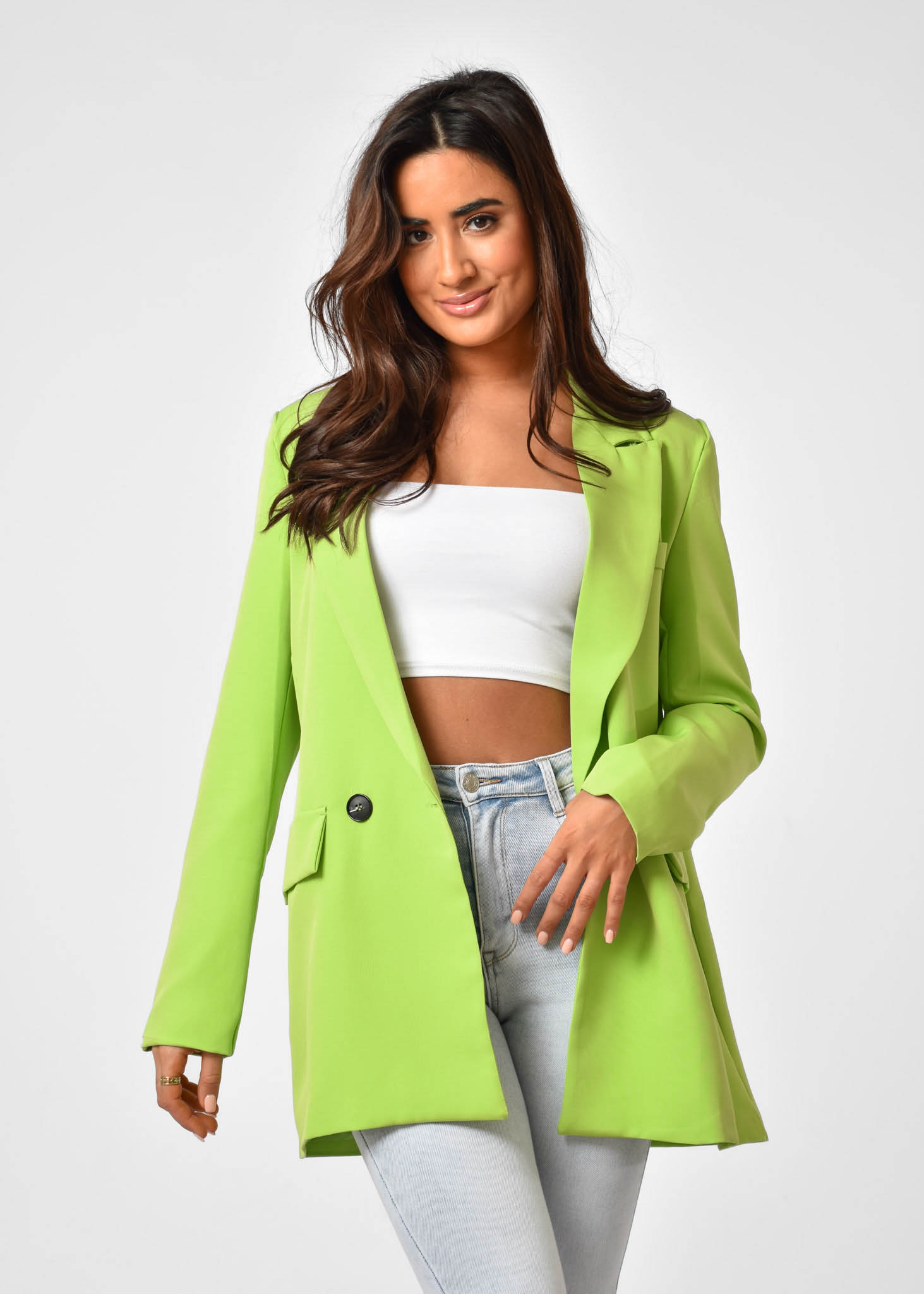 Harper blazer lime