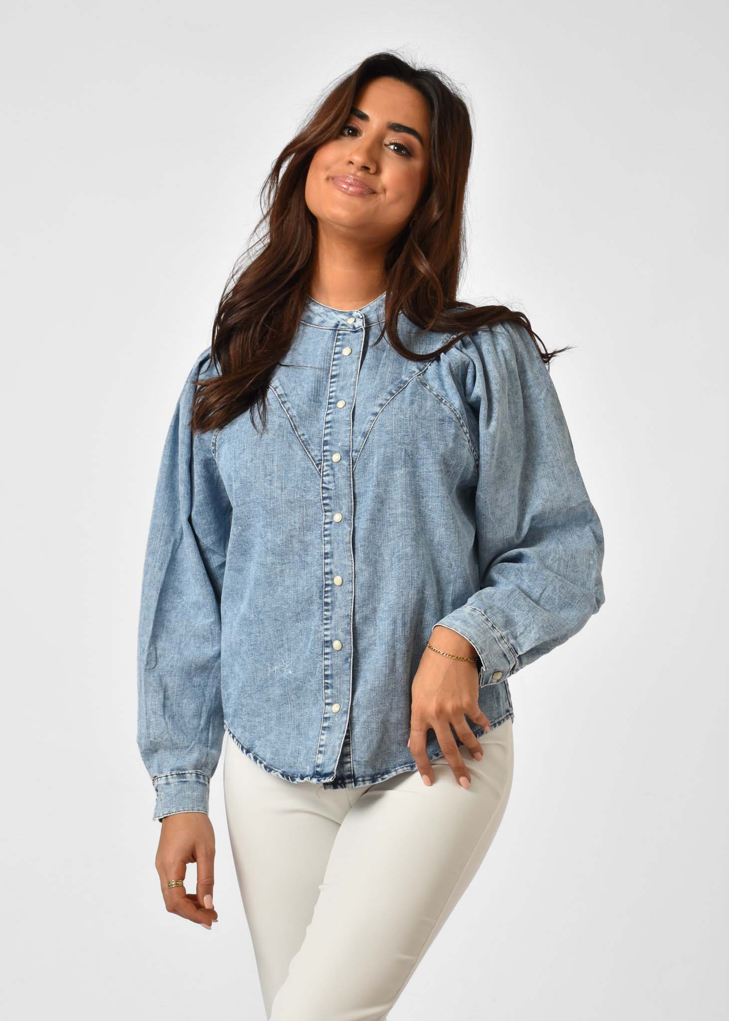 Robin blouse denim
