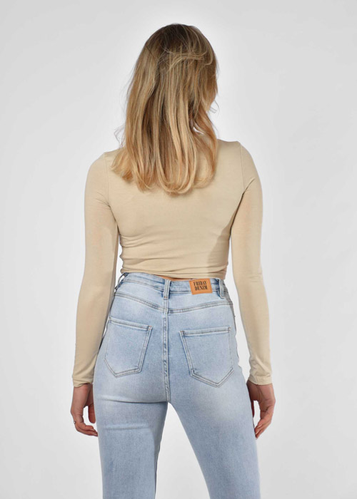 Levi top beige
